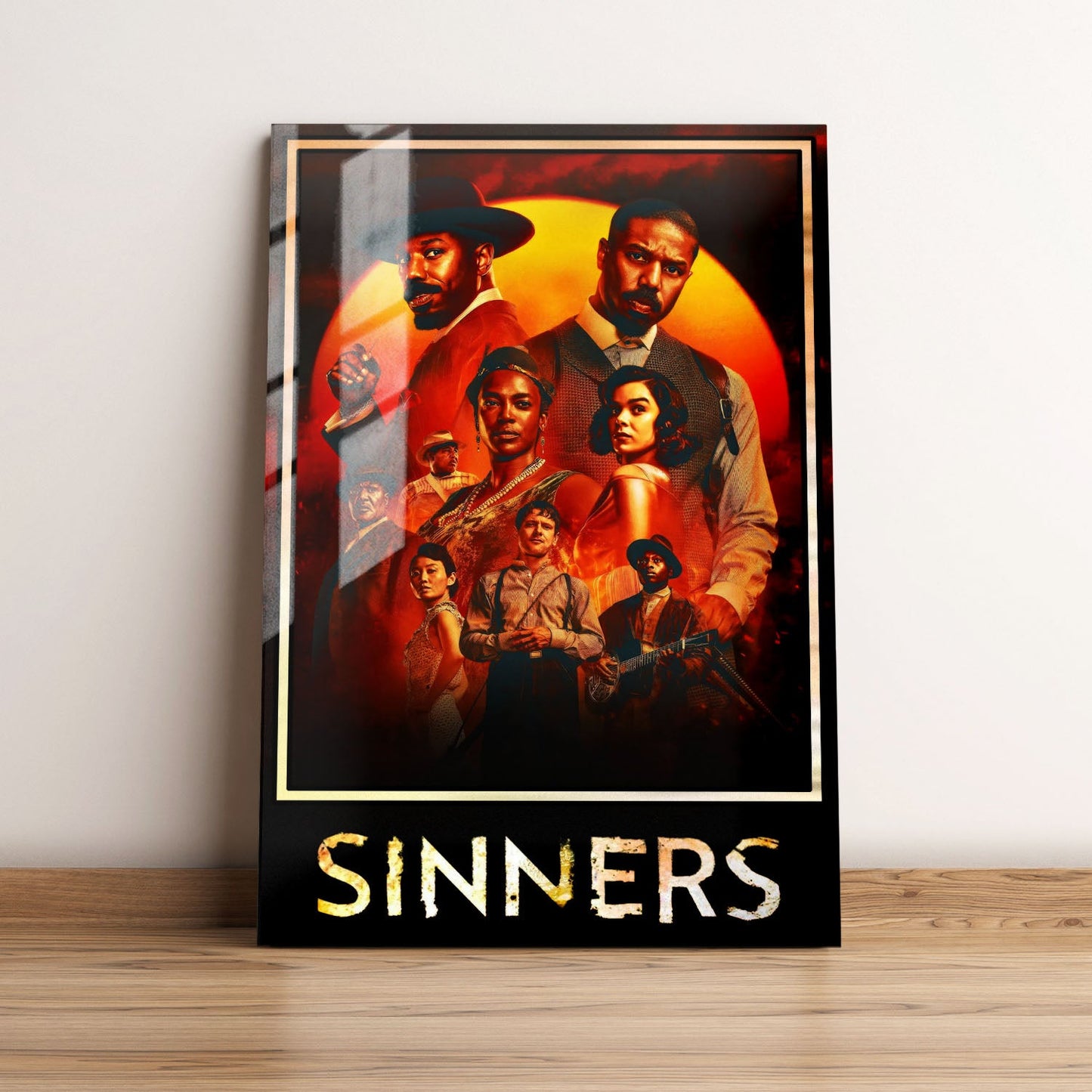 Sinners Theatrical Movie Metal Poster