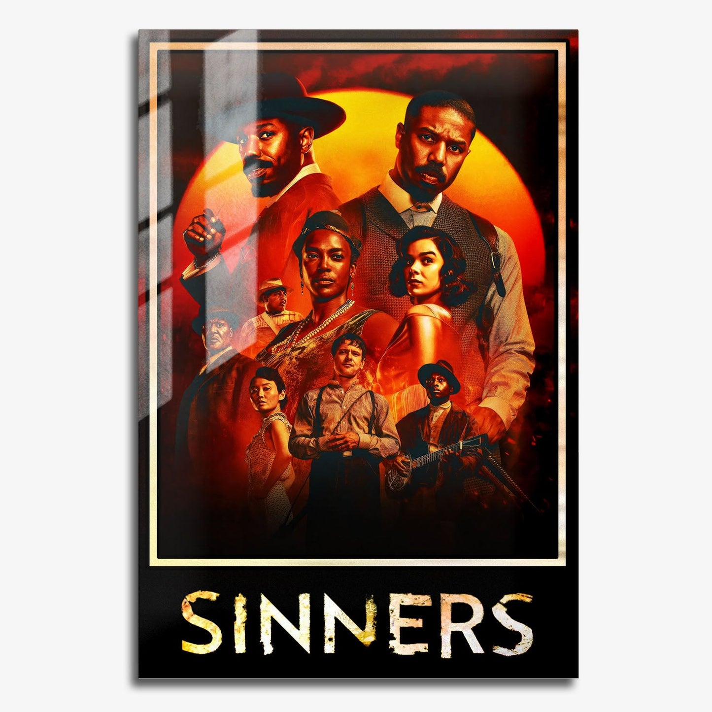 Flex Designs Metal Poster Sinners Theatrical 11 x 17" Home Goods - Movie 2025 Movie Metal Poster
