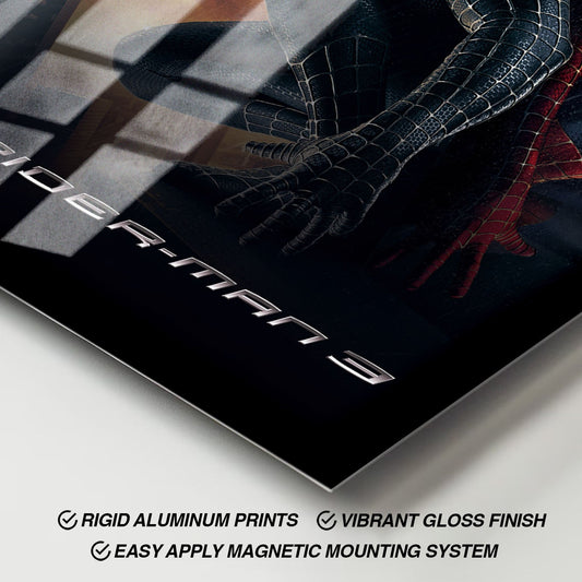 Flex Designs Metal Poster Spider-Man 3 Cinematic 11 x 17" Home Goods - Movie 2007 Movie Metal Poster