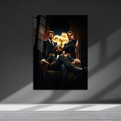 Flex Designs Metal Poster The Hangover Key Art 5 x 7" Home Goods - Movie 2009 Movie Metal Poster