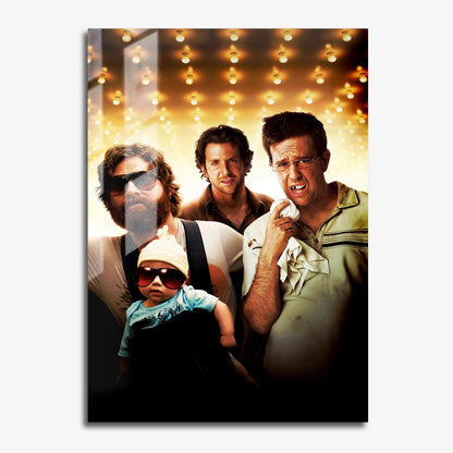Flex Designs Metal Poster The Hangover Textless 11 x 17" Home Goods - Movie 2009 Movie Metal Poster