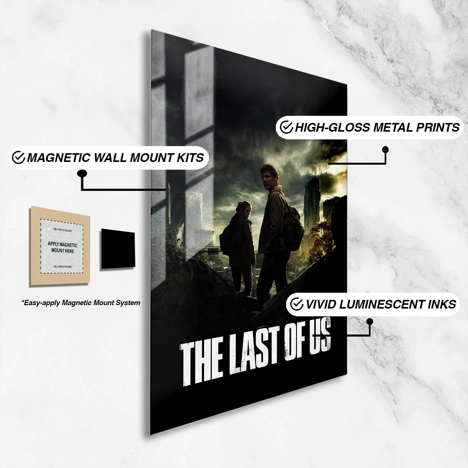Flex Designs Metal Poster The Last of Us 16 x 24" Home Goods - TV Show 2023 TV Show Metal Poster