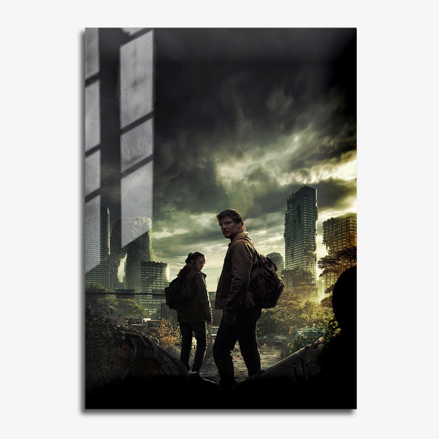 Flex Designs Metal Poster The Last of Us Key Art 11 x 17" Home Goods - TV Show 2023 TV Show Metal Poster