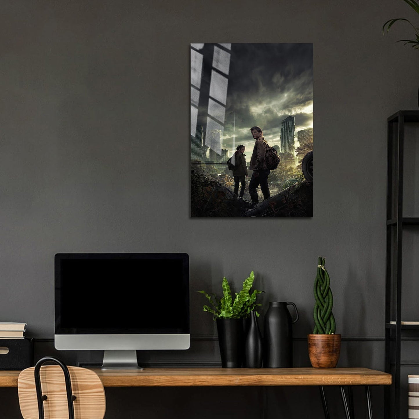 Flex Designs Metal Poster The Last of Us Key Art 5 x 7" Home Goods - TV Show 2023 TV Show Metal Poster