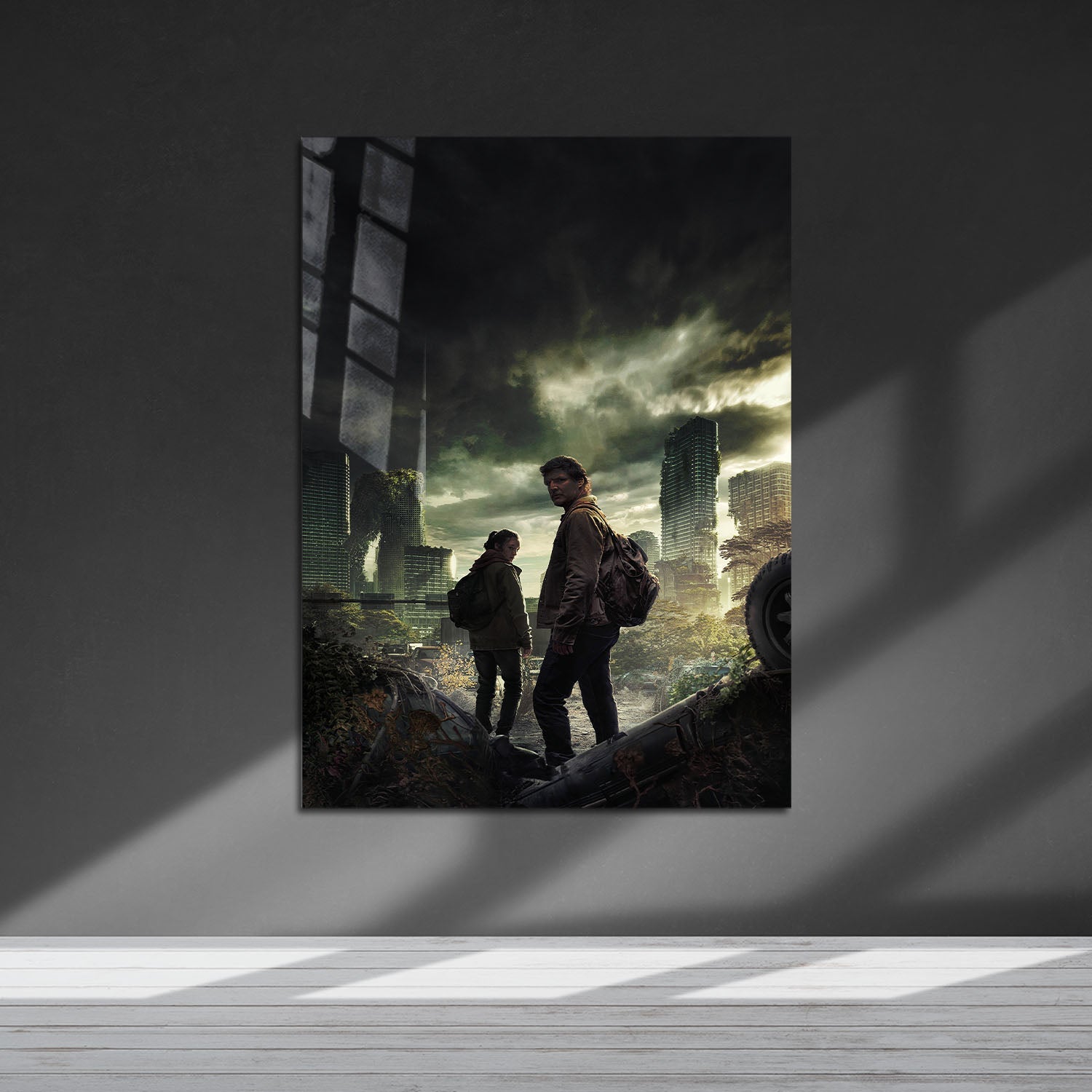 Flex Designs Metal Poster The Last of Us Key Art 5 x 7" Home Goods - TV Show 2023 TV Show Metal Poster