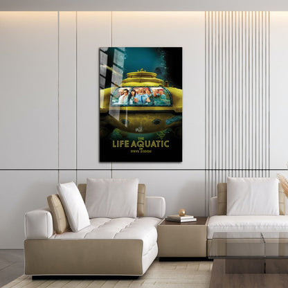 Flex Designs Metal Poster The Life Aquatic with Steve Zissou 16 x 24" Home Goods - Movie 2004 Movie Metal Poster