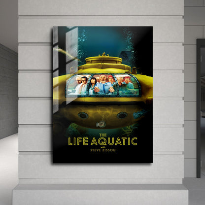 Flex Designs Metal Poster The Life Aquatic with Steve Zissou 24 x 36" Home Goods - Movie 2004 Movie Metal Poster