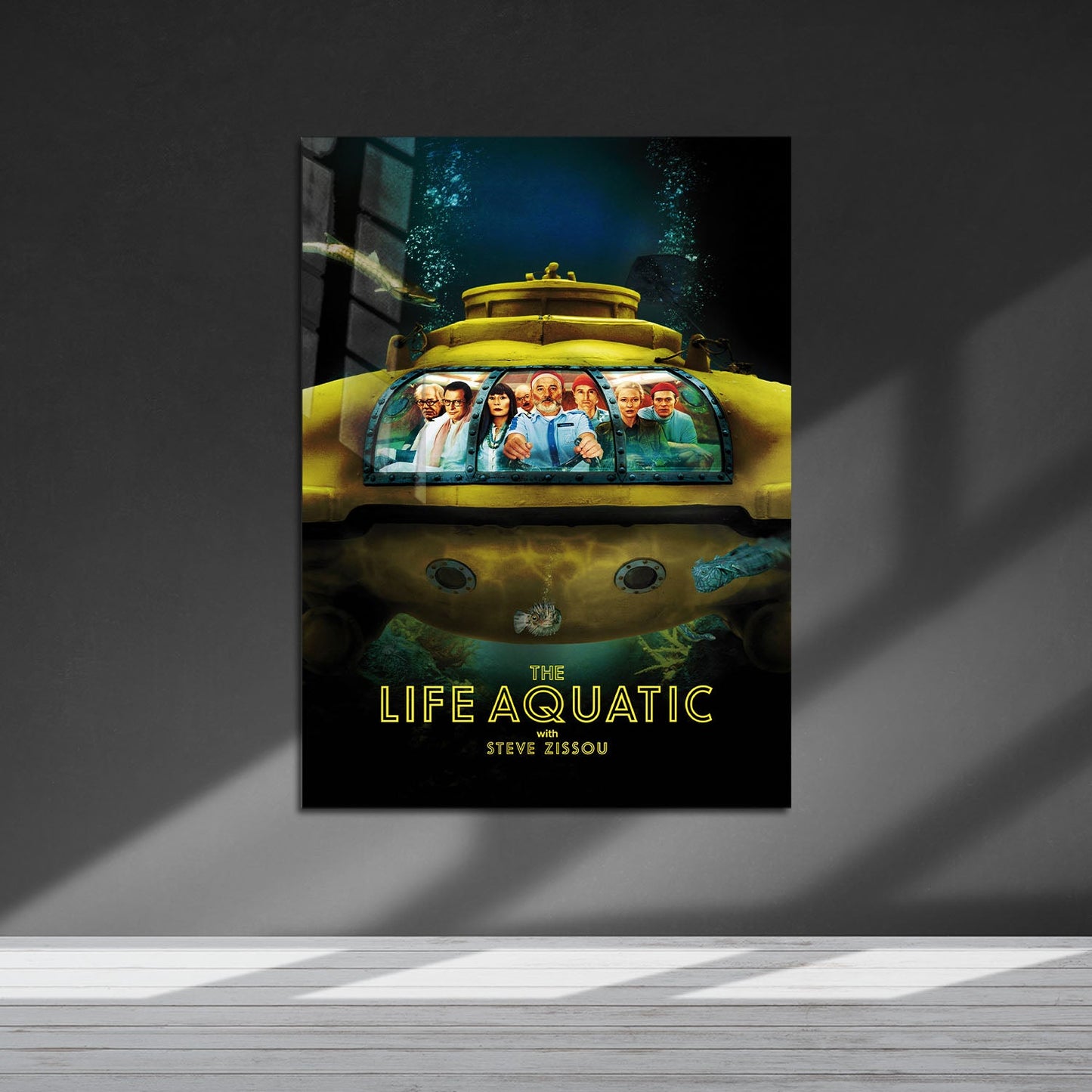 Flex Designs Metal Poster The Life Aquatic with Steve Zissou 5 x 7" Home Goods - Movie 2004 Movie Metal Poster