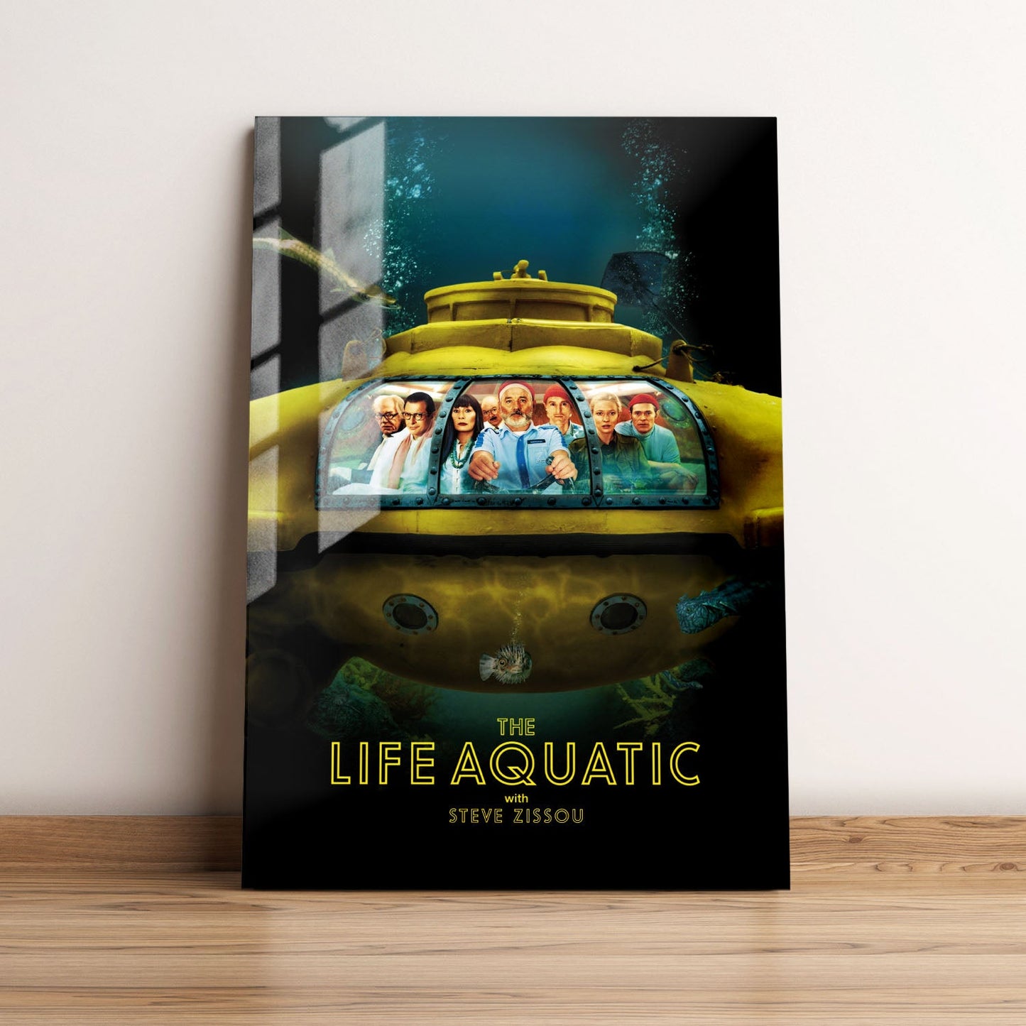 The Life Aquatic with Steve Zissou Movie Metal Poster