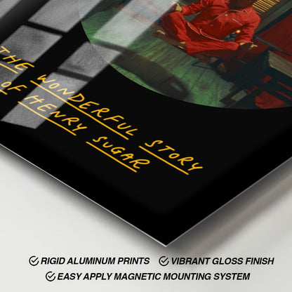Flex Designs Metal Poster The Wonderful Story of Henry Sugar 11 x 17" Home Goods - Movie 2023 Movie Metal Poster