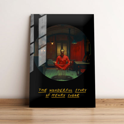 The Wonderful Story of Henry Sugar Movie Metal Poster