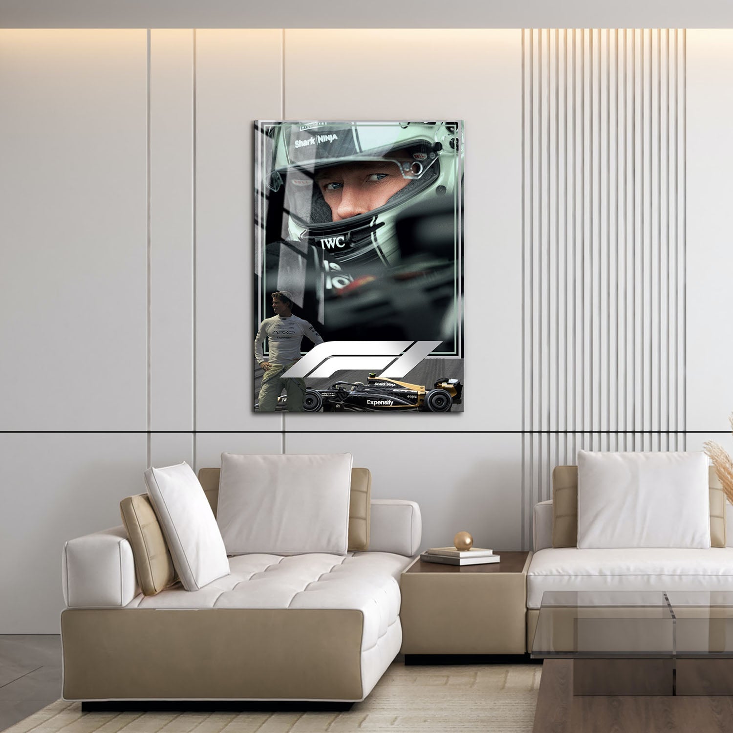 Flex Designs Metal Poster F1 The Movie 16 x 24" Home Goods - Movie 2025 Movie Metal Poster