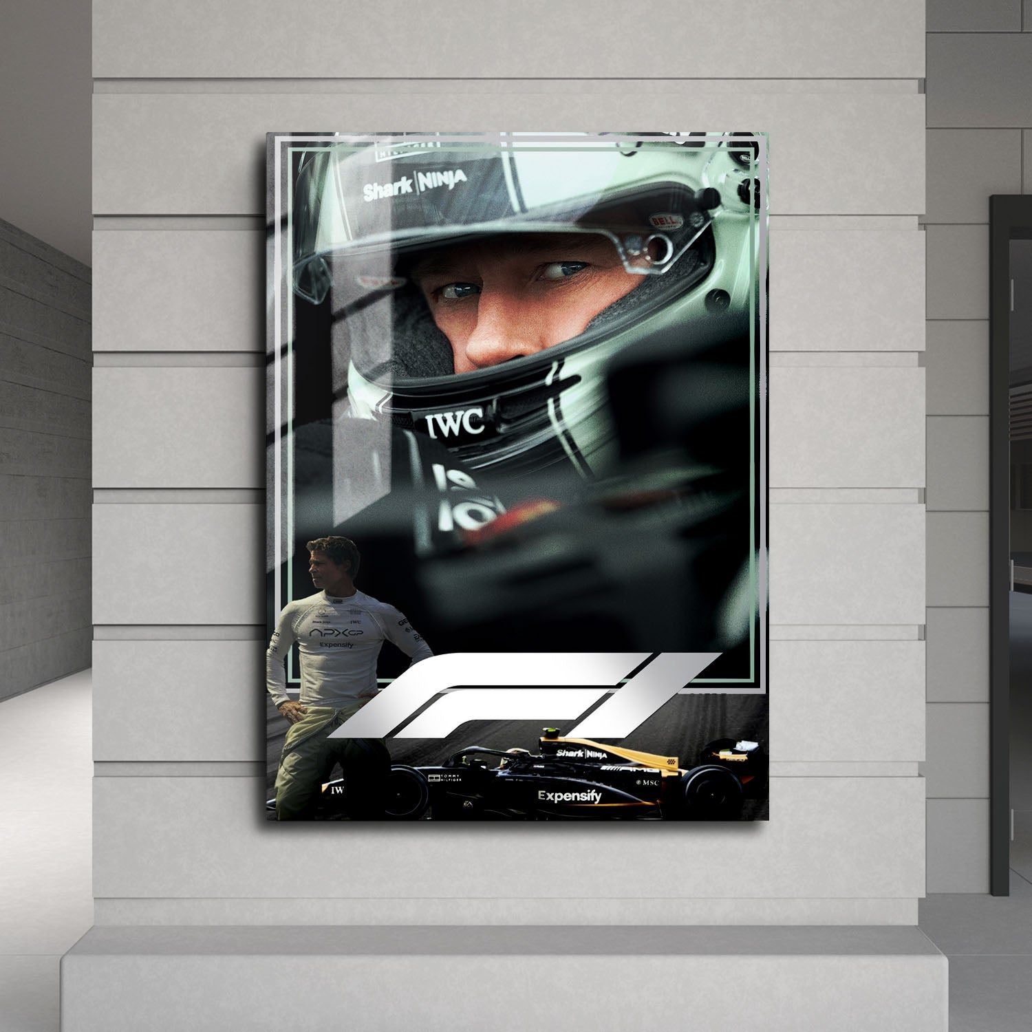 Flex Designs Metal Poster F1 The Movie 24 x 36" Home Goods - Movie 2025 Movie Metal Poster