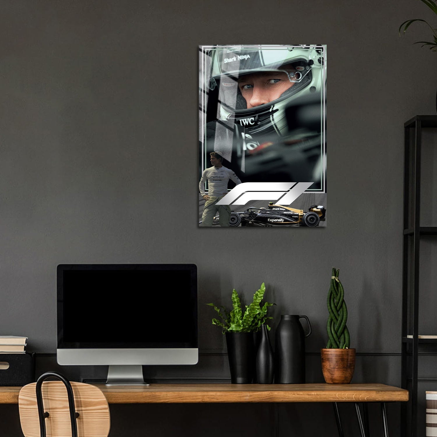 Flex Designs Metal Poster F1 The Movie 5 x 7" Home Goods - Movie 2025 Movie Metal Poster