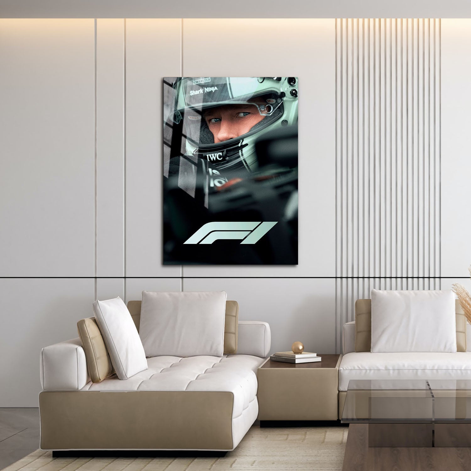 Flex Designs Metal Poster F1 The Movie Key Art 16 x 24" Home Goods - Movie 2025 Movie Metal Poster