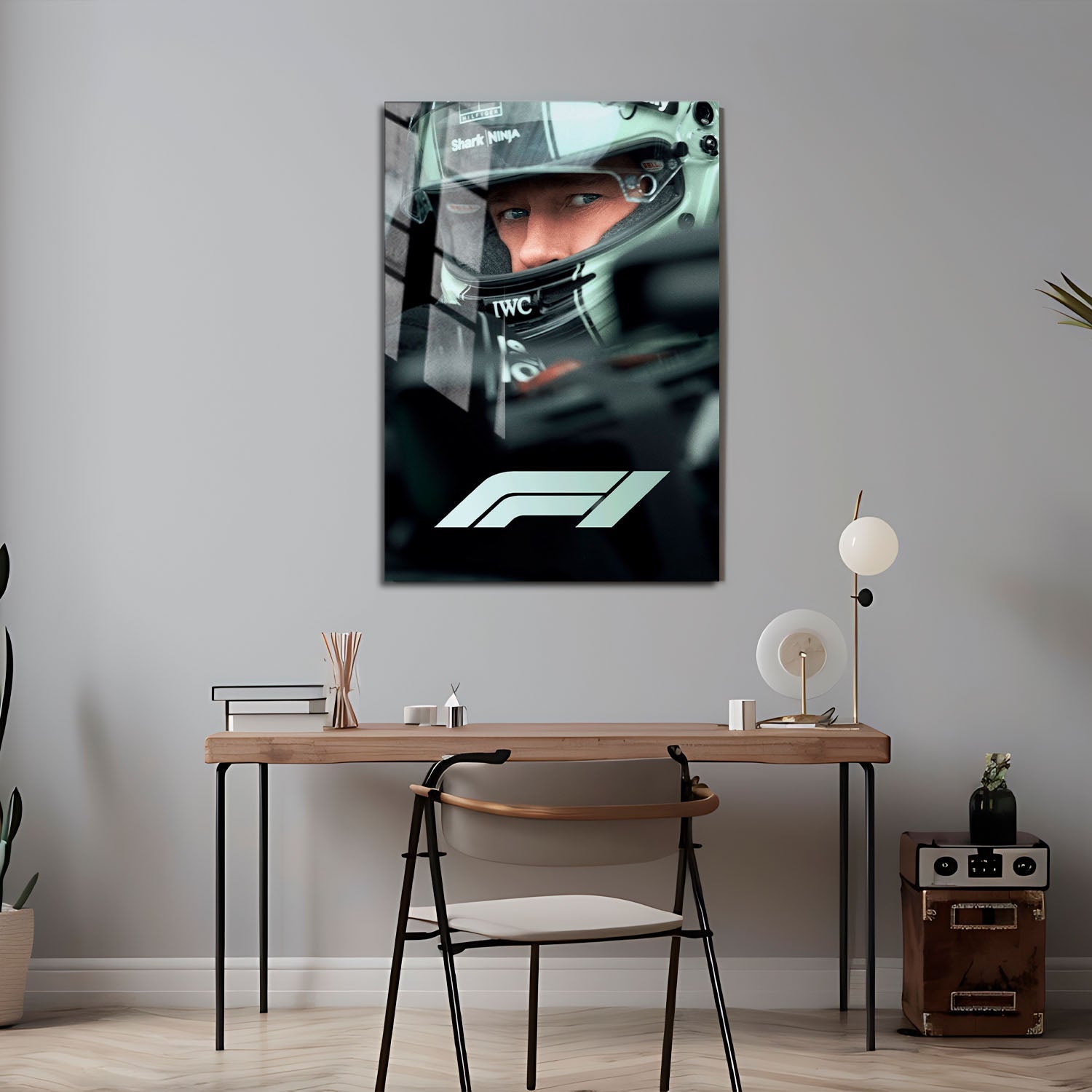 Flex Designs Metal Poster F1 The Movie Key Art 24 x 36" Home Goods - Movie 2025 Movie Metal Poster