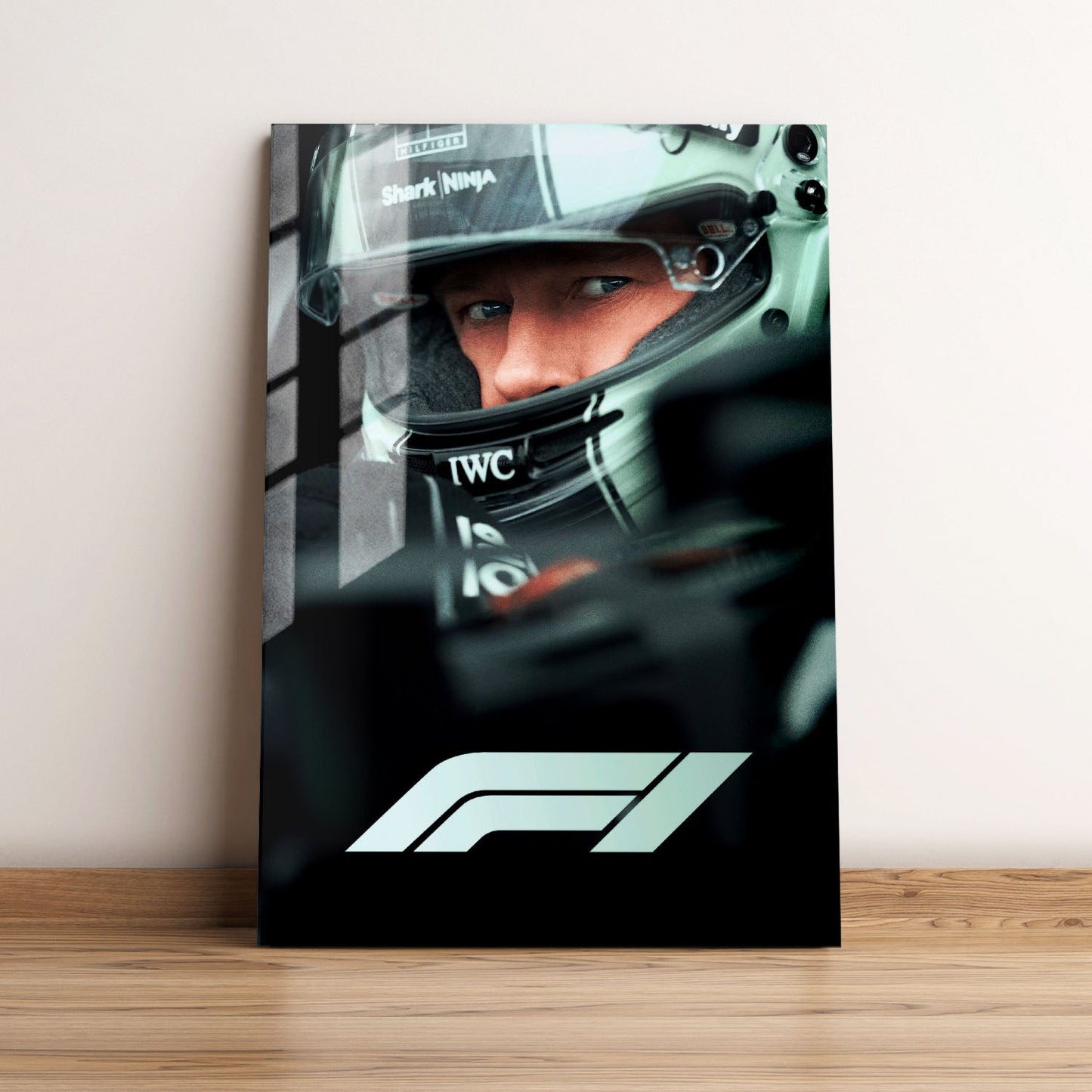 F1 The Movie Key Art Movie Metal Poster