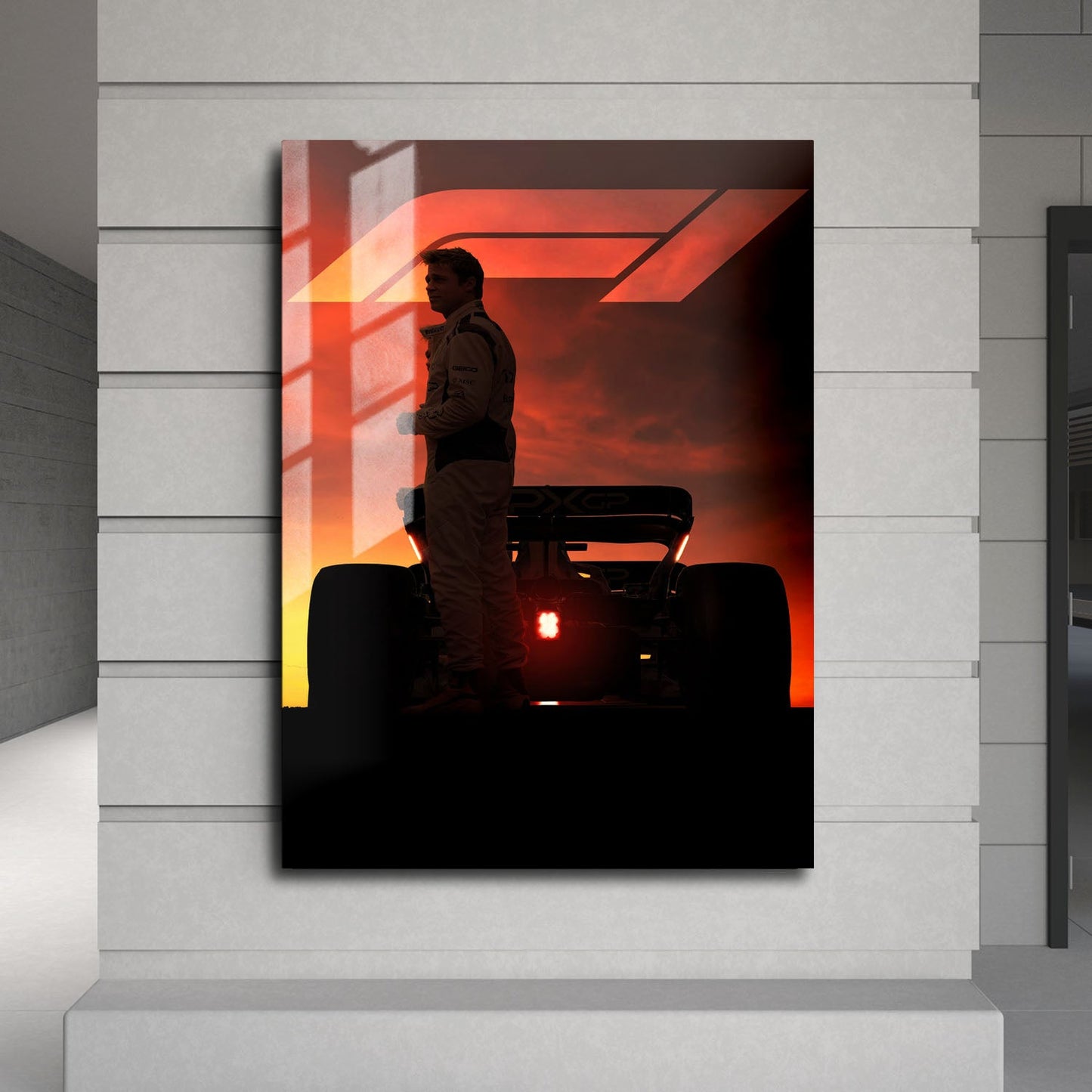 Flex Designs Metal Poster F1 The Movie Theatrical 24 x 36" Home Goods - Movie 2025 Movie Metal Poster