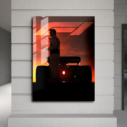 Flex Designs Metal Poster F1 The Movie Theatrical 24 x 36" Home Goods - Movie 2025 Movie Metal Poster