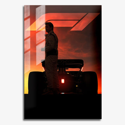 Flex Designs Metal Poster F1 The Movie Theatrical 11 x 17" Home Goods - Movie 2025 Movie Metal Poster