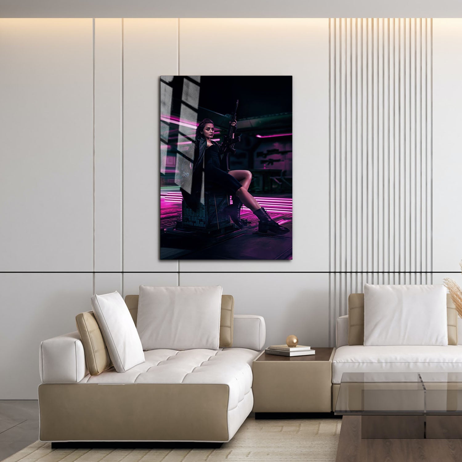 Flex Designs Metal Poster From the World of John Wick Ballerina Minimalist 16 x 24" Home Goods - Movie 2025 Movie Metal Poster