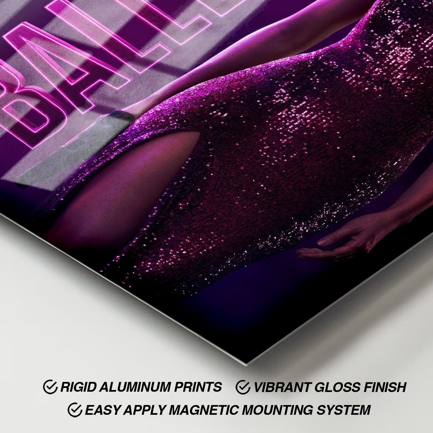 Flex Designs Metal Poster From the World of John Wick Ballerina Theatrical 11 x 17" Home Goods - Movie 2025 Movie Metal Poster