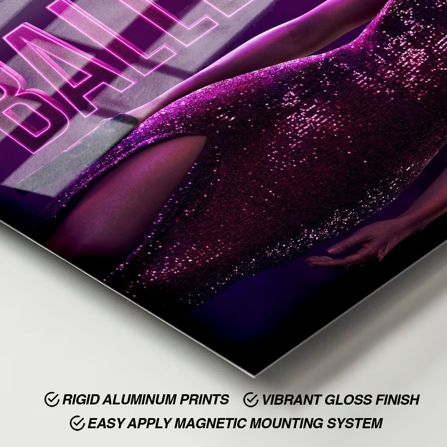 Flex Designs Metal Poster From the World of John Wick Ballerina Theatrical 11 x 17" Home Goods - Movie 2025 Movie Metal Poster