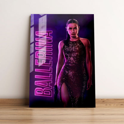 From the World of John Wick Ballerina Theatrical Movie Metal Poster