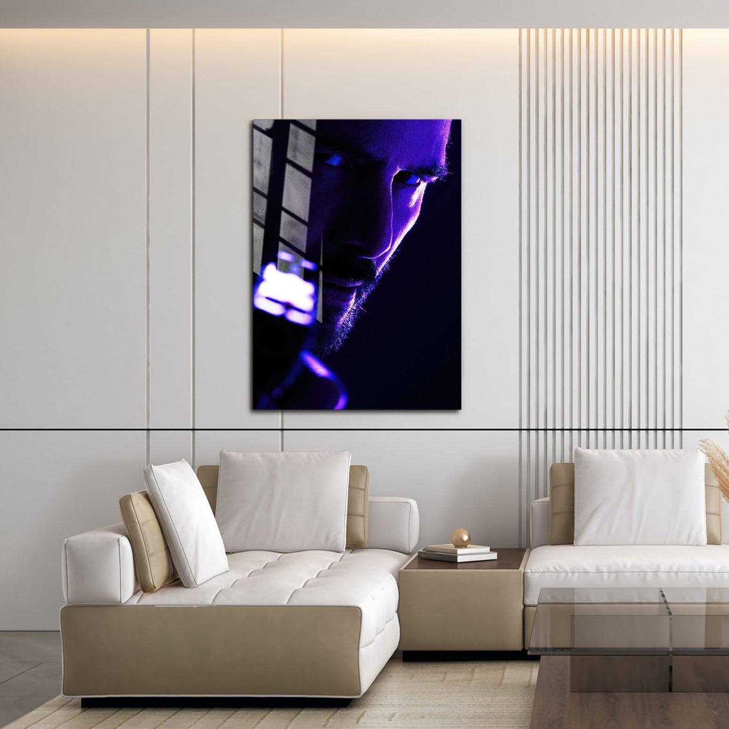 Flex Designs Metal Poster John Wick Textless 16 x 24" Home Goods - Movie 2014 Movie Metal Poster