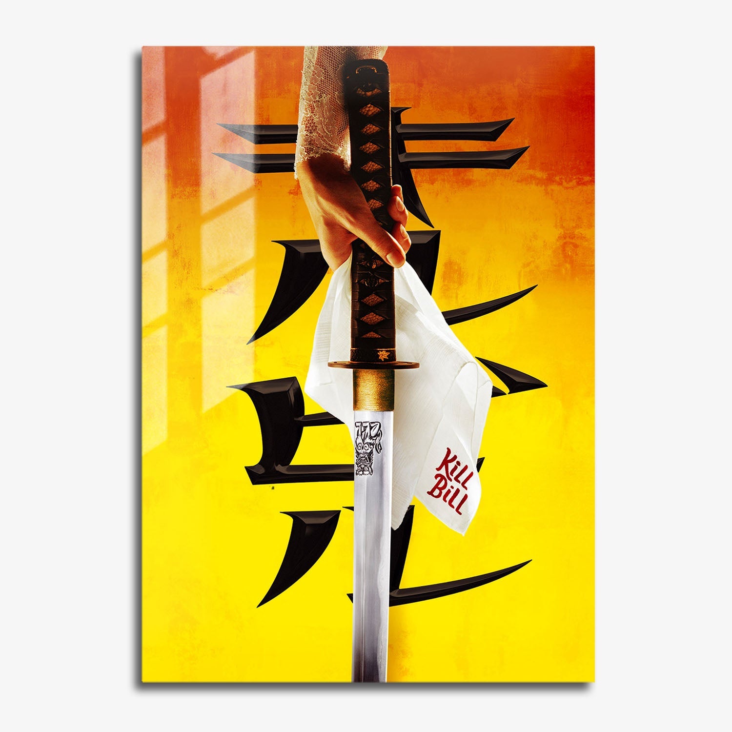 Flex Designs Metal Poster Kill Bill - Vol 1 Minimalist 11 x 17" Home Goods - Movie 2003 Movie Metal Poster