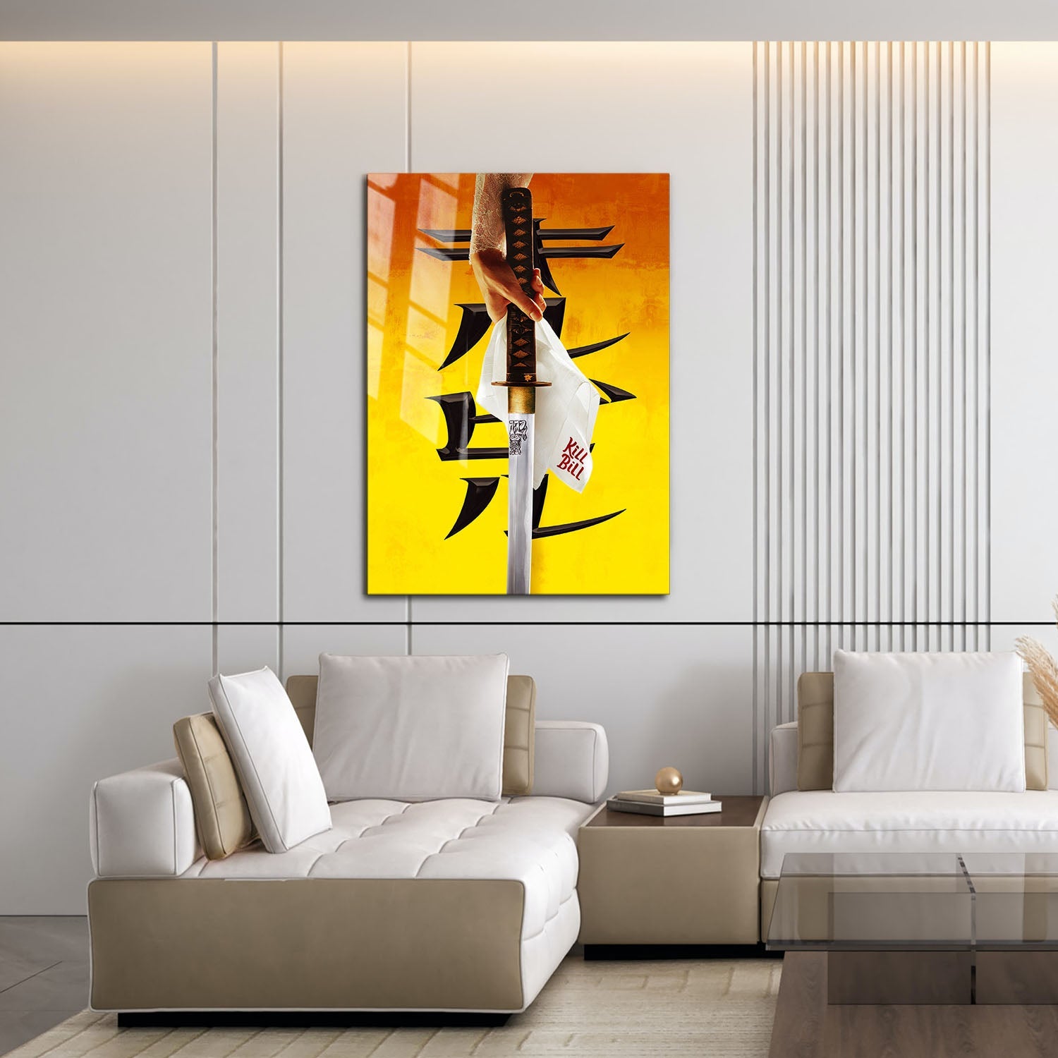 Flex Designs Metal Poster Kill Bill - Vol 1 Minimalist 16 x 24" Home Goods - Movie 2003 Movie Metal Poster