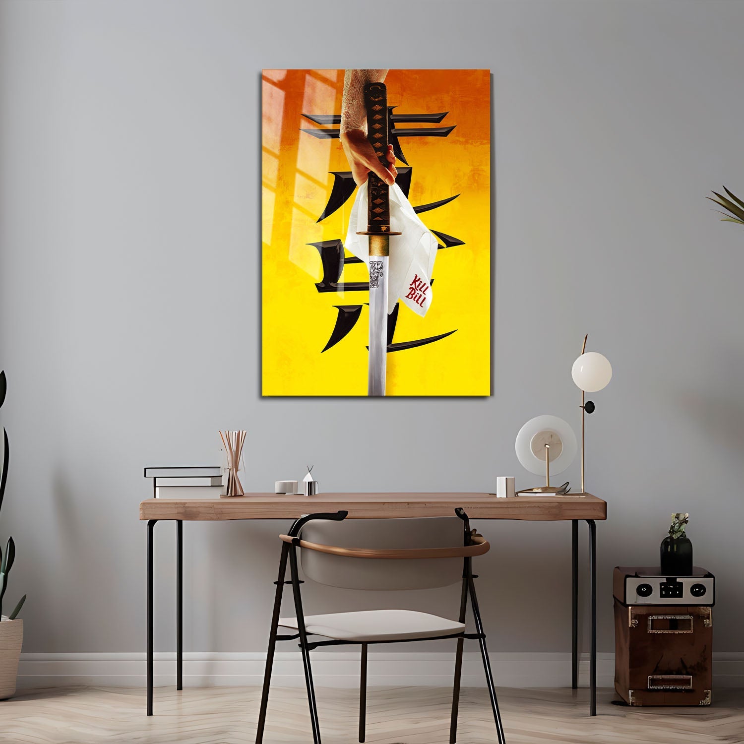 Flex Designs Metal Poster Kill Bill - Vol 1 Minimalist 24 x 36" Home Goods - Movie 2003 Movie Metal Poster