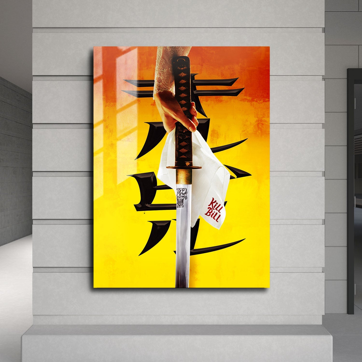 Flex Designs Metal Poster Kill Bill - Vol 1 Minimalist 24 x 36" Home Goods - Movie 2003 Movie Metal Poster