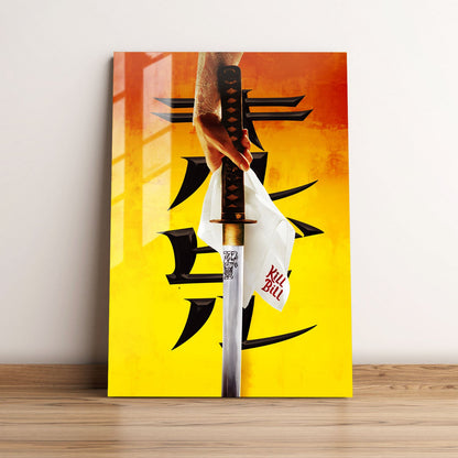 Kill Bill - Vol 1 Minimalist Movie Metal Poster