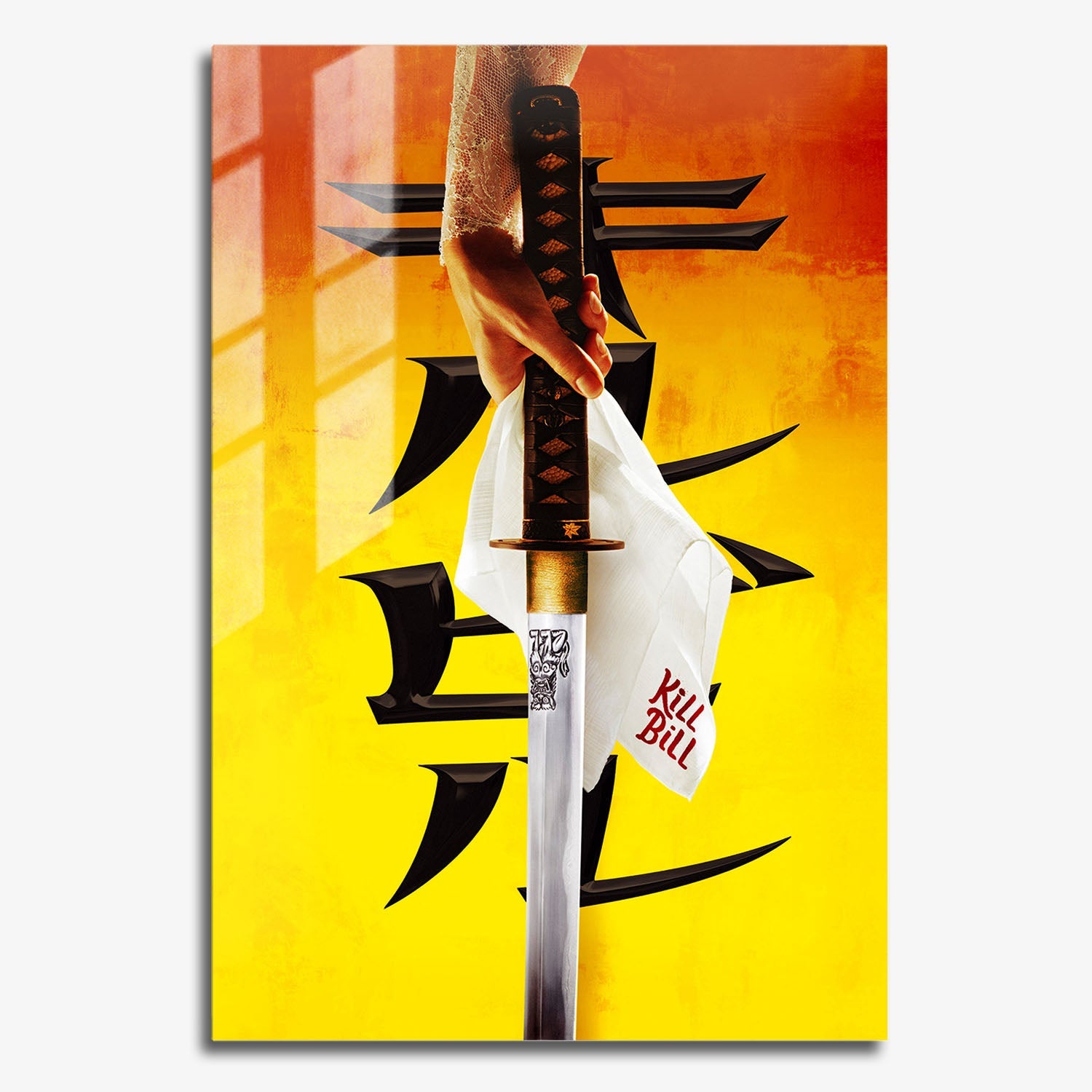 Flex Designs Metal Poster Kill Bill - Vol 1 Minimalist 11 x 17" Home Goods - Movie 2003 Movie Metal Poster