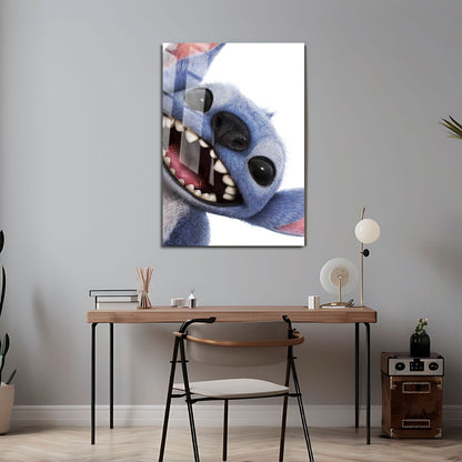 Flex Designs Metal Poster Lilo & Stitch Textless 24 x 36" Home Goods - Movie 2025 Movie Metal Poster