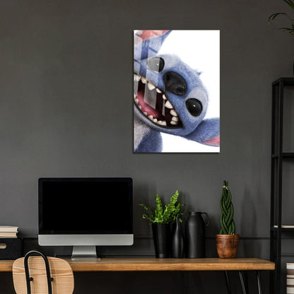 Flex Designs Metal Poster Lilo & Stitch Textless 5 x 7" Home Goods - Movie 2025 Movie Metal Poster