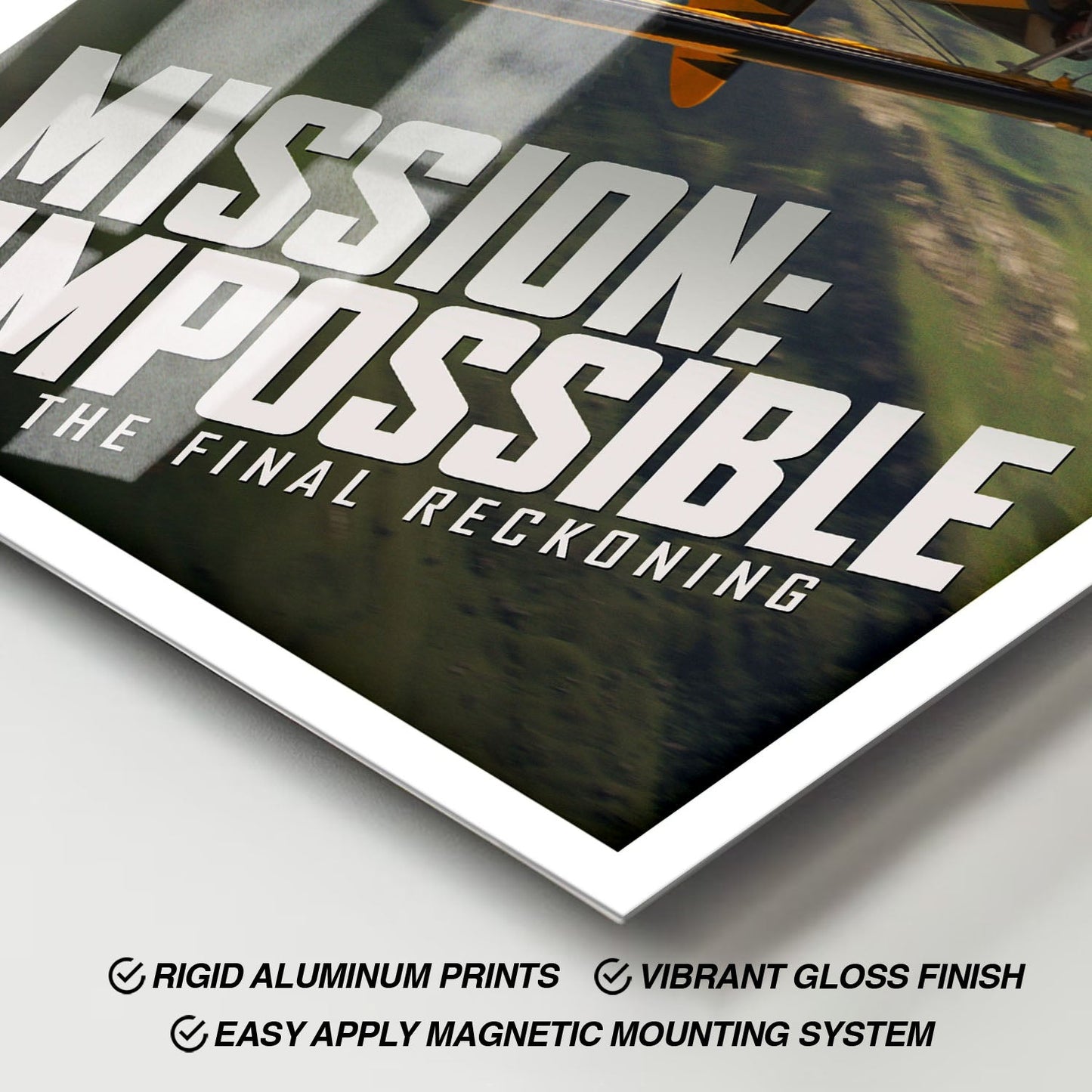 Flex Designs Metal Poster Mission Impossible The Final Reckoning Cinematic 11 x 17" Home Goods - Movie 2025 Movie Metal Poster