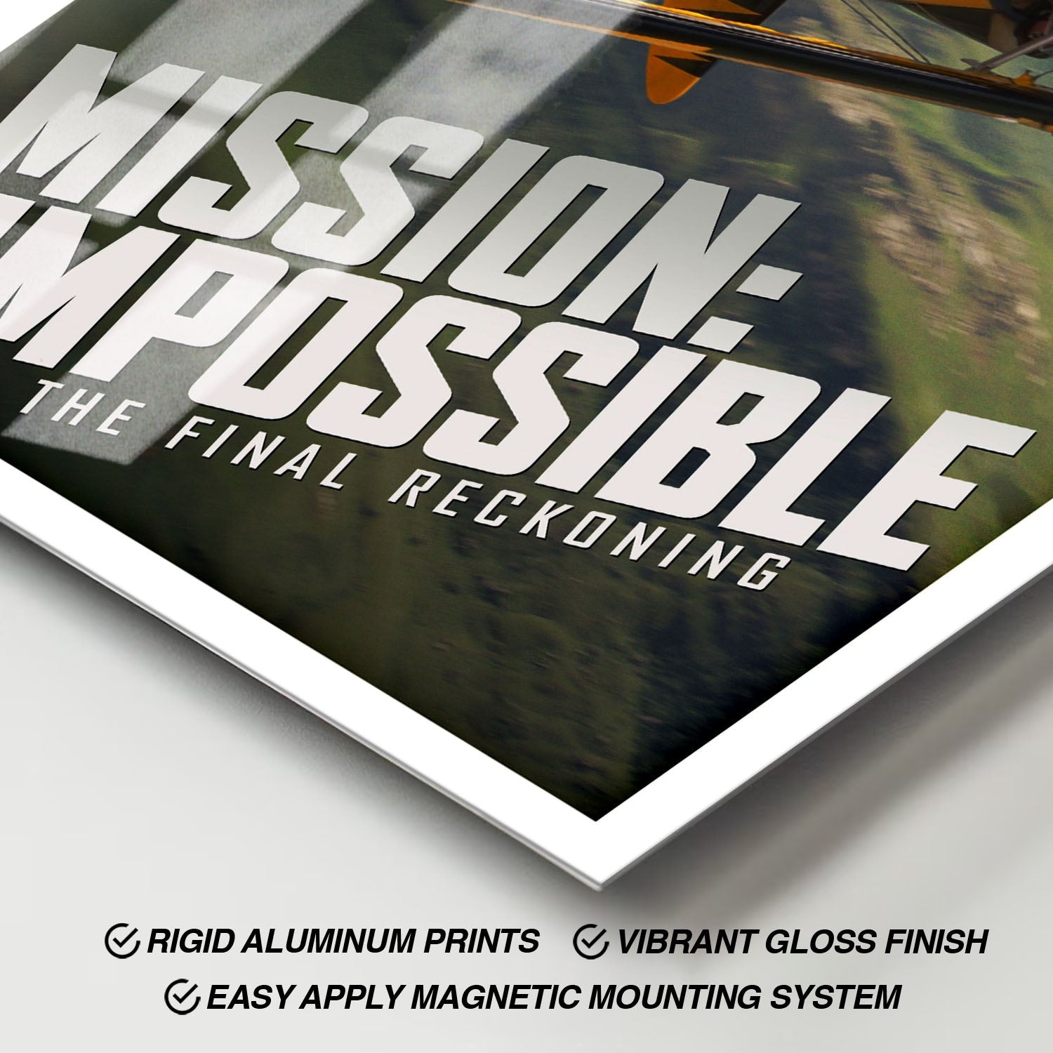 Flex Designs Metal Poster Mission Impossible The Final Reckoning Cinematic 11 x 17" Home Goods - Movie 2025 Movie Metal Poster