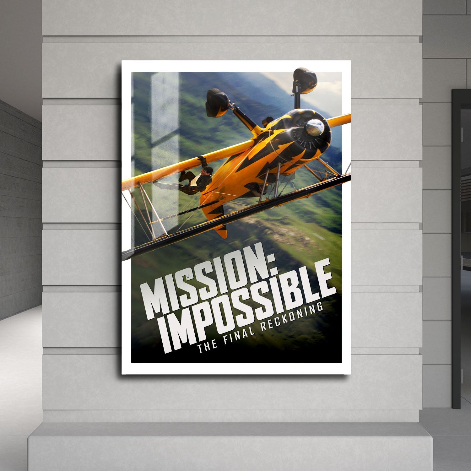 Flex Designs Metal Poster Mission Impossible The Final Reckoning Cinematic 24 x 36" Home Goods - Movie 2025 Movie Metal Poster