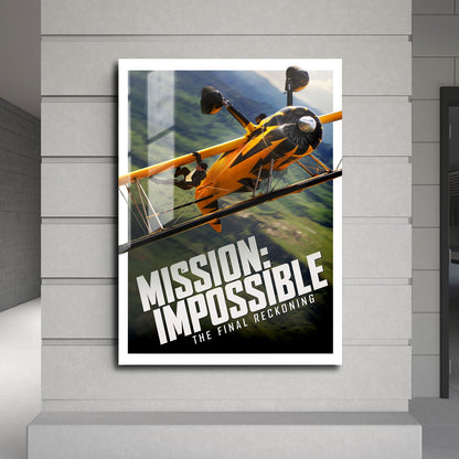 Flex Designs Metal Poster Mission Impossible The Final Reckoning Cinematic 24 x 36" Home Goods - Movie 2025 Movie Metal Poster