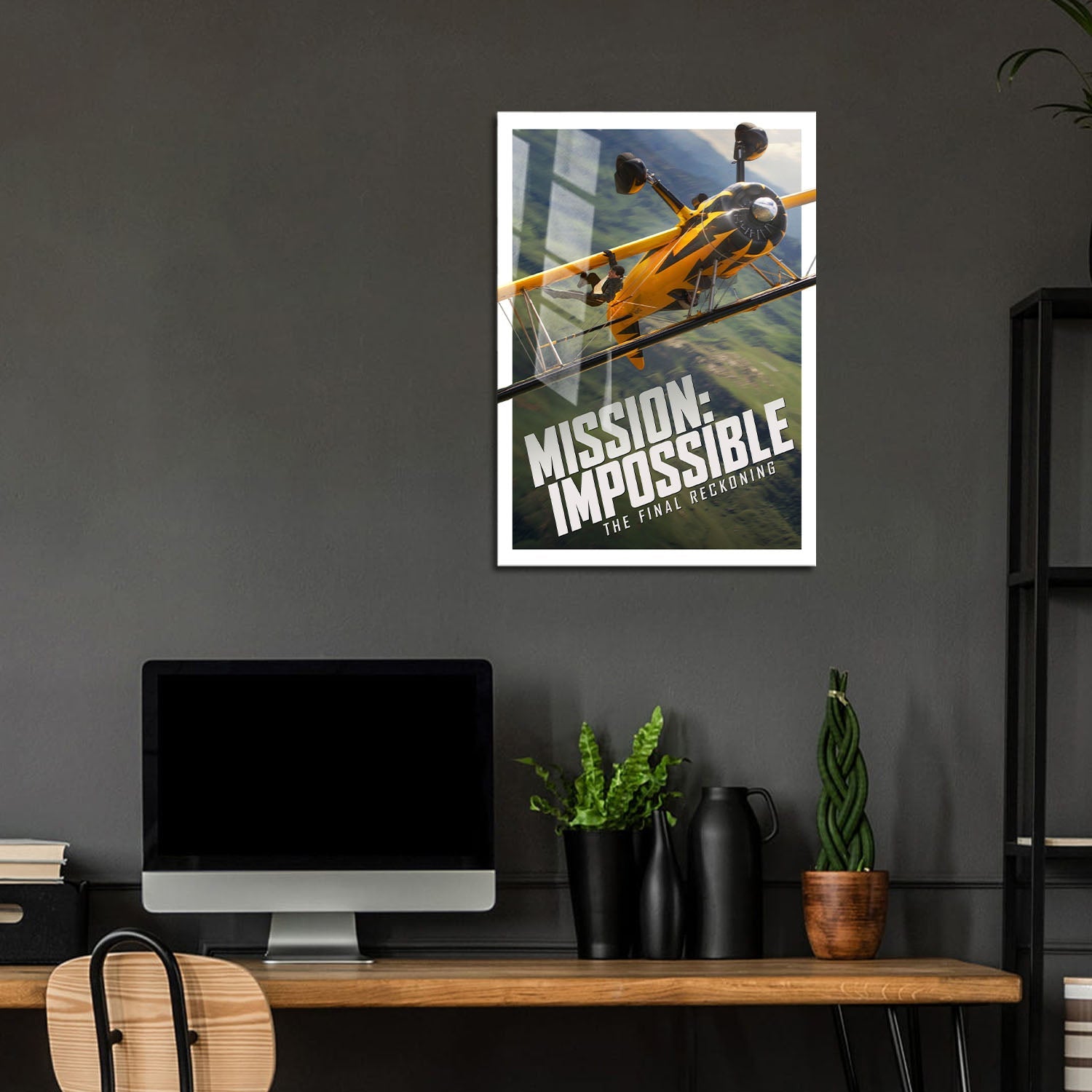 Flex Designs Metal Poster Mission Impossible The Final Reckoning Cinematic 5 x 7" Home Goods - Movie 2025 Movie Metal Poster
