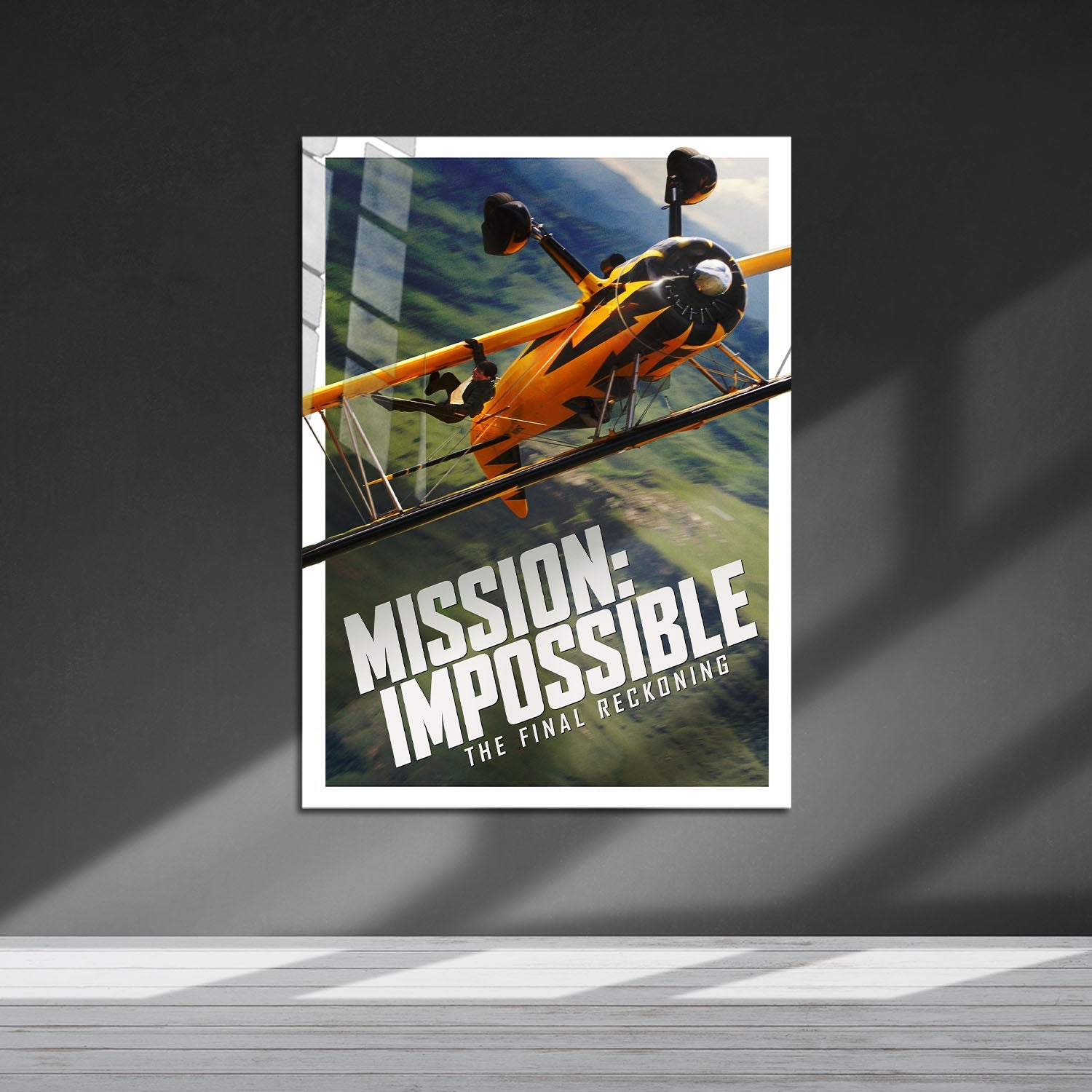Flex Designs Metal Poster Mission Impossible The Final Reckoning Cinematic 5 x 7" Home Goods - Movie 2025 Movie Metal Poster