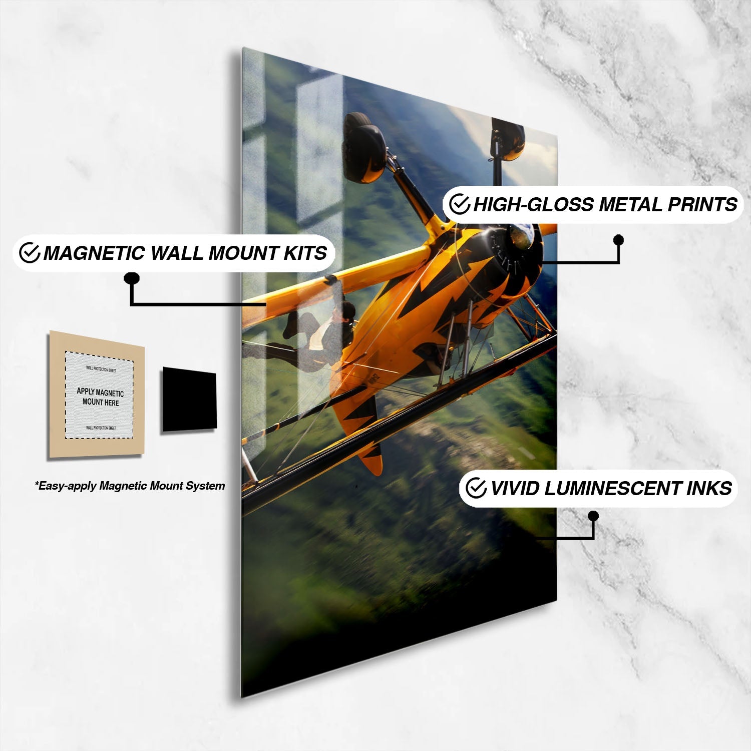 Flex Designs Metal Poster Mission Impossible The Final Reckoning Textless 16 x 24" Home Goods - Movie 2025 Movie Metal Poster
