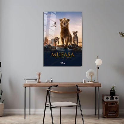 Flex Designs Metal Poster Mufasa The Lion King 24 x 36" Home Goods - Movie 2024 Movie Metal Poster