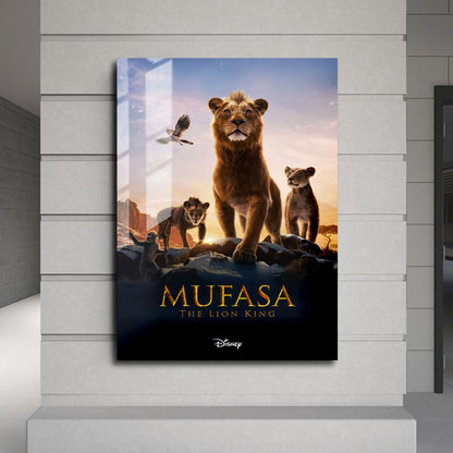 Flex Designs Metal Poster Mufasa The Lion King 24 x 36" Home Goods - Movie 2024 Movie Metal Poster