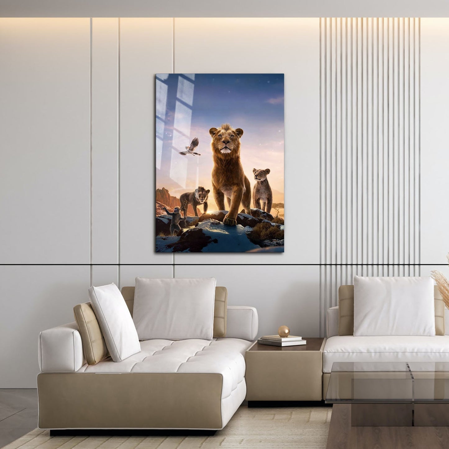 Flex Designs Metal Poster Mufasa The Lion King Textless 16 x 24" Home Goods - Movie 2024 Movie Metal Poster