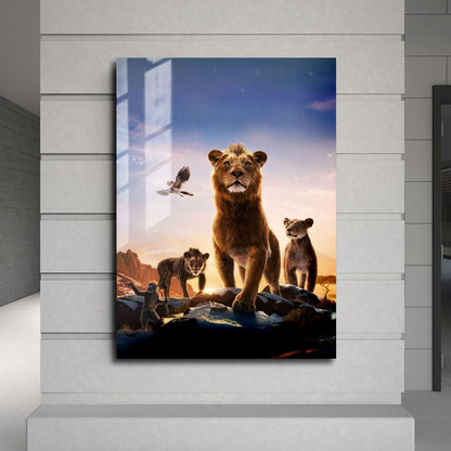 Flex Designs Metal Poster Mufasa The Lion King Textless 24 x 36" Home Goods - Movie 2024 Movie Metal Poster