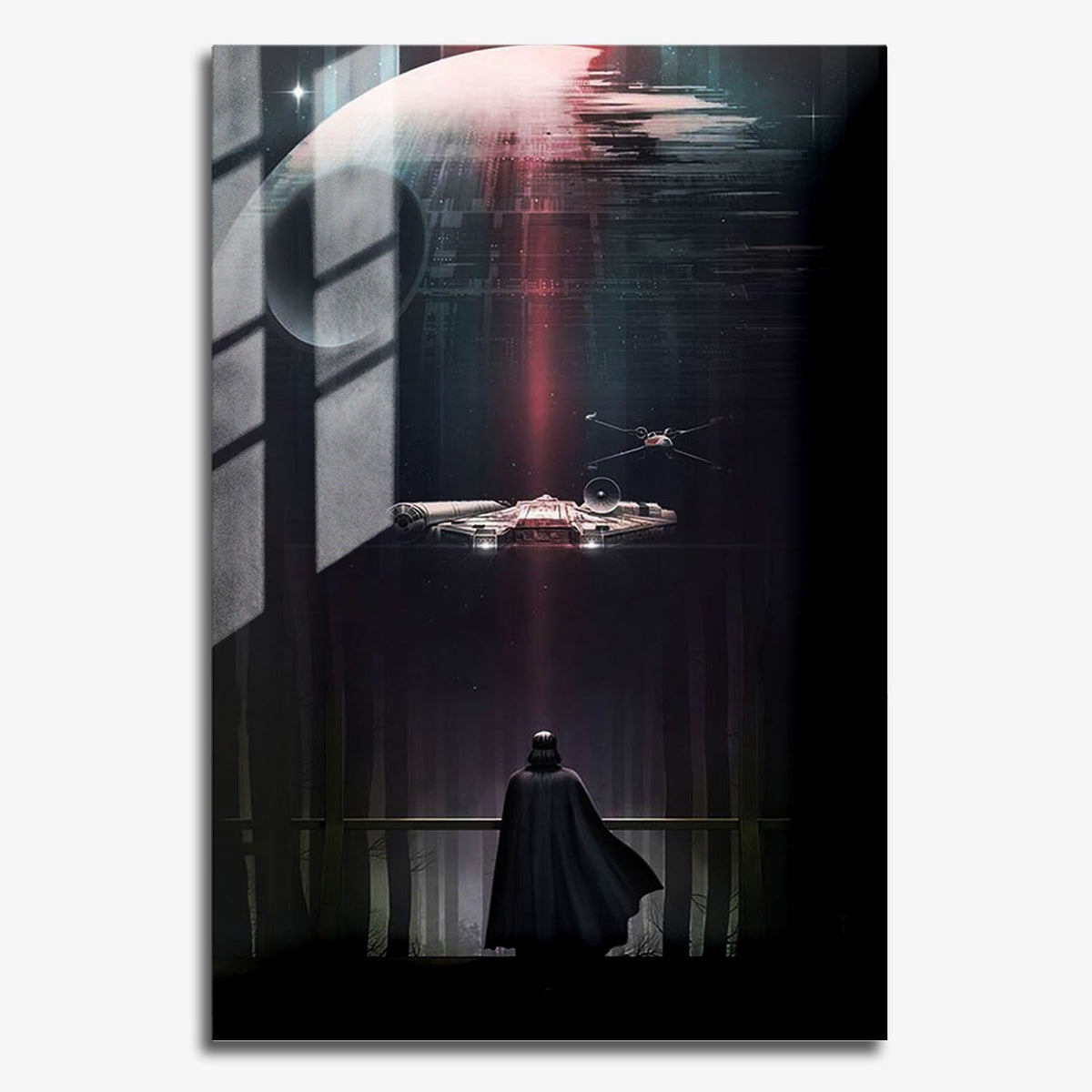 Flex Designs Metal Poster Star Wars Episode VI - Return of the Jedi Textless 11 x 17" Home Goods - Movie 1983 Movie Metal Poster