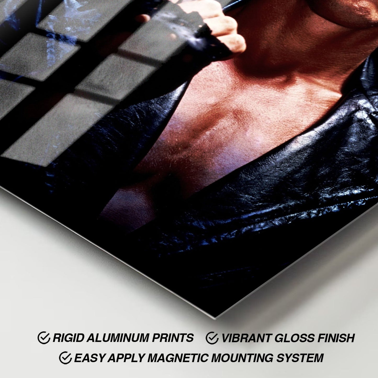 Flex Designs Metal Poster The Terminator Textless 11 x 17" Home Goods - Movie 1984 Movie Metal Poster